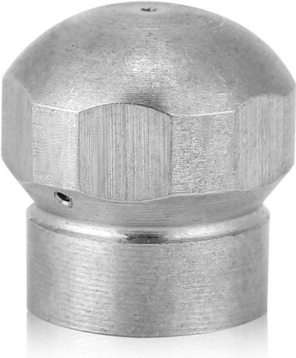 Roestvrijstalen Nozzle G 1/8" Binnendraad - Reinigingsnozzle voor Hogedrukreiniger - Duurzaam en Waterbestendig .