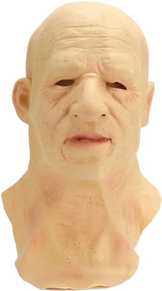 Siliconen masker mannen realistisch horrormasker - Halloween cosplay feest kostuum - latex, eng, gezichtsmasker .