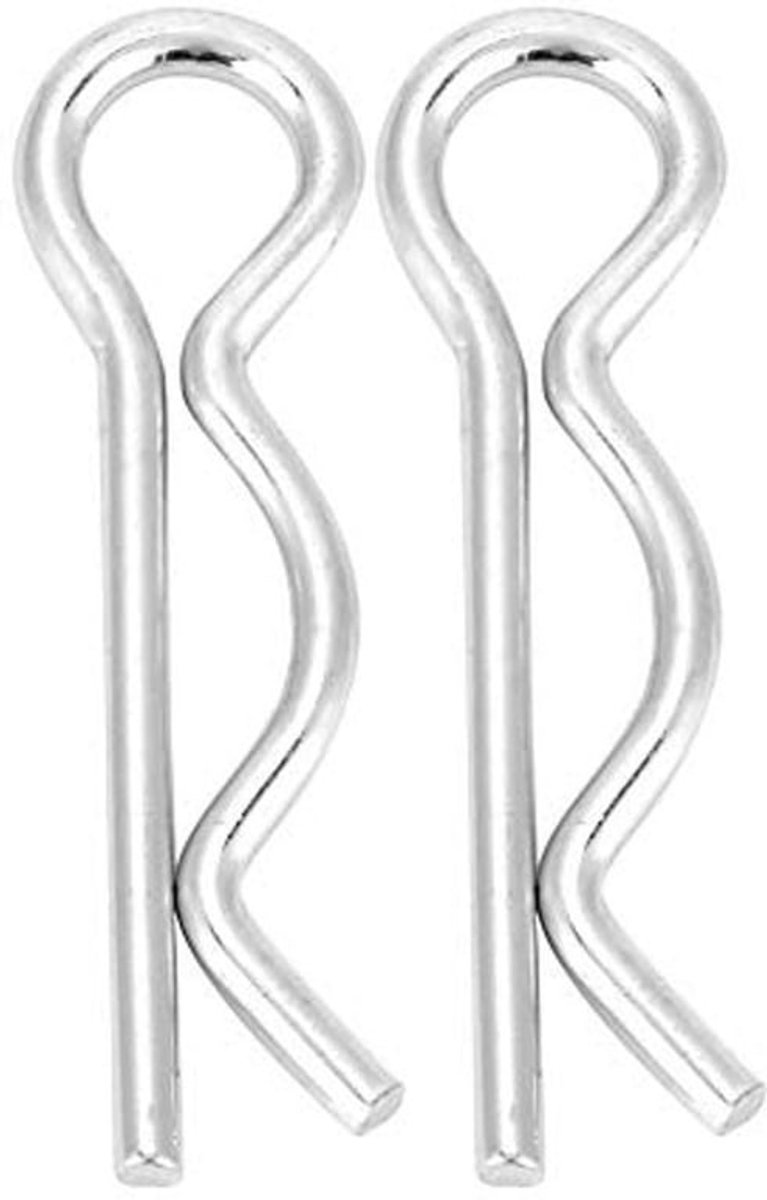 Goupille Clips - Zinkgelaagd Staal voor Bevestigen - 2.5x45mm (10 Stuks)