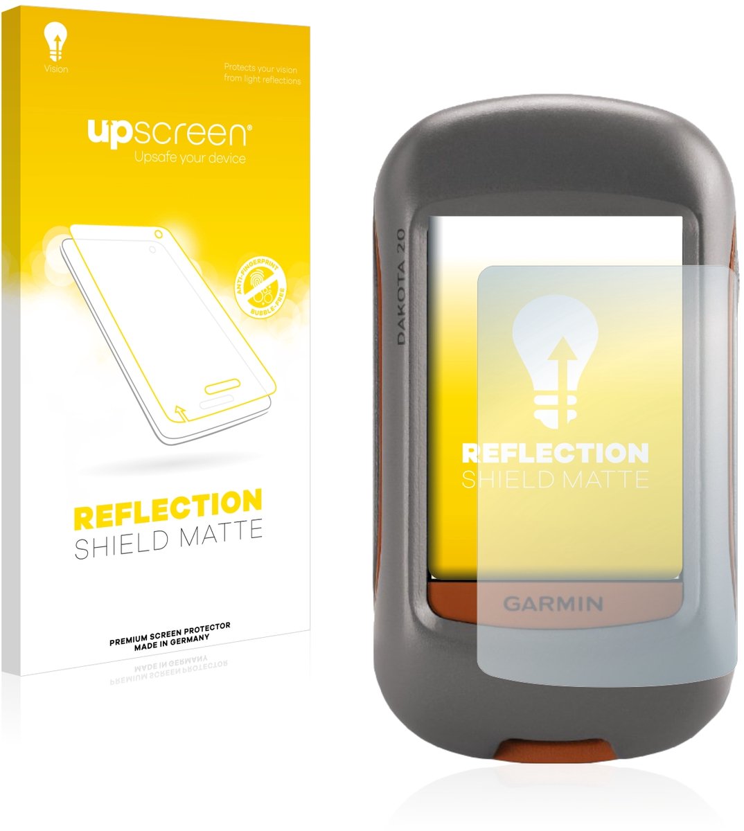 upscreen - Screenprotector voor Garmin Dakota 20 - Folie Beschermfolie anti glare matte