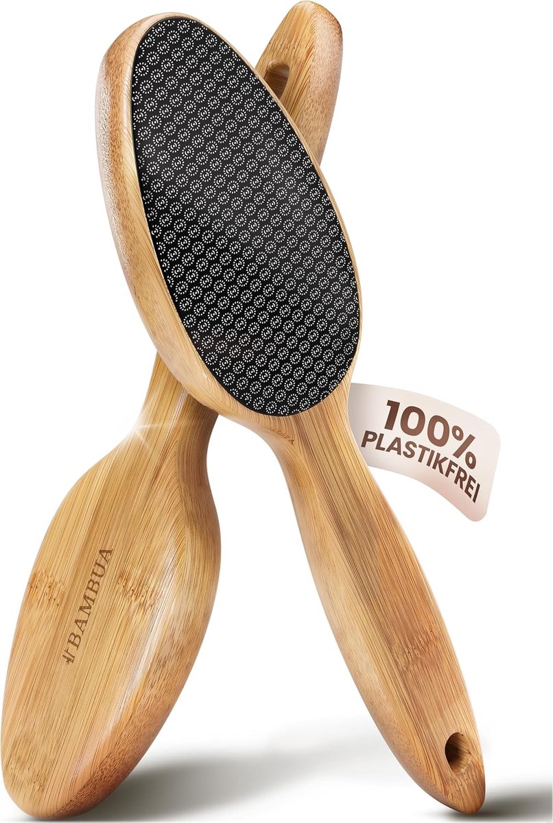 Thijox - BAMBUA Eeltverwijderaar - 100% Anti-Eelt Effect - Professionele Voetrasp - Nano Glas - Premium Voetvijl - Voor Voetverzorging en Mooie Voeten