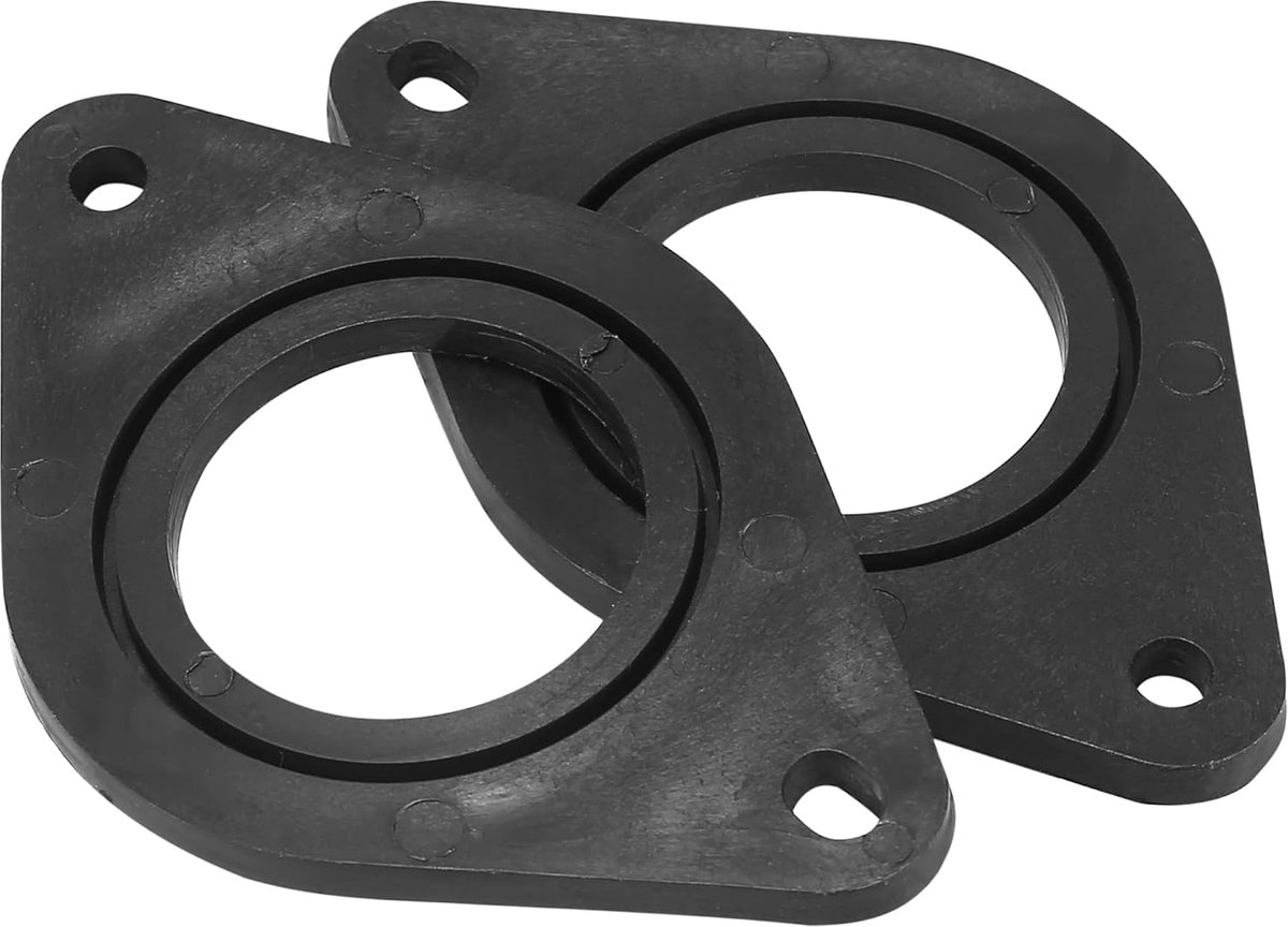 Luidspreker Adapters - Montage Ringen - Auto Audio Installatie - Kunststof Duurzaam Materiaal - 2 Stuks - Zwart