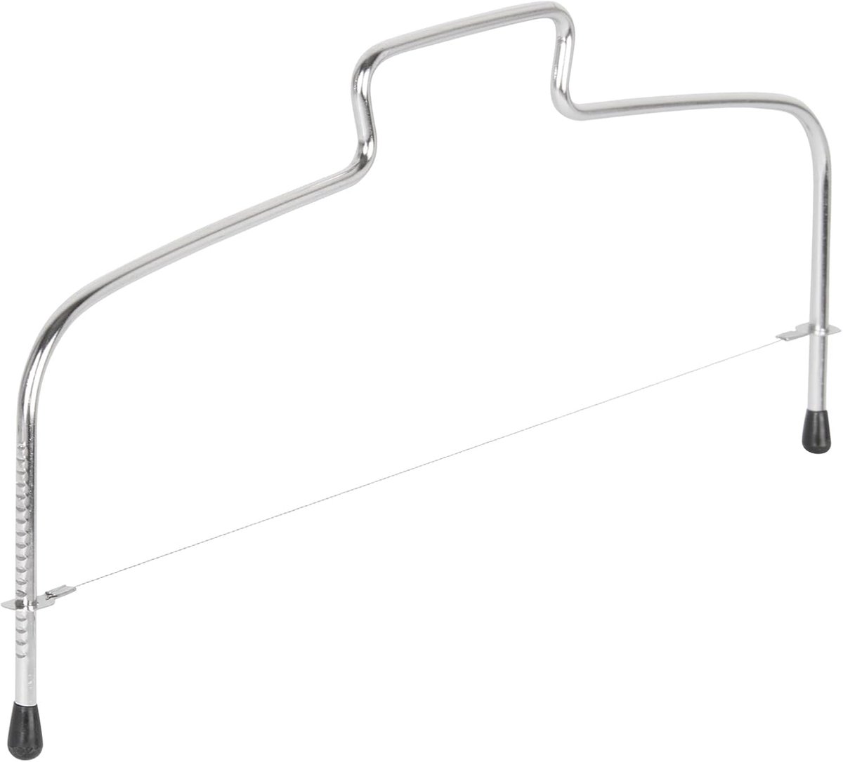Taartbodem Verdeler - Cake Snijder - Gelijkmatige Lagen - Verstelbare Hoogte - 24-30 cm - Zilver