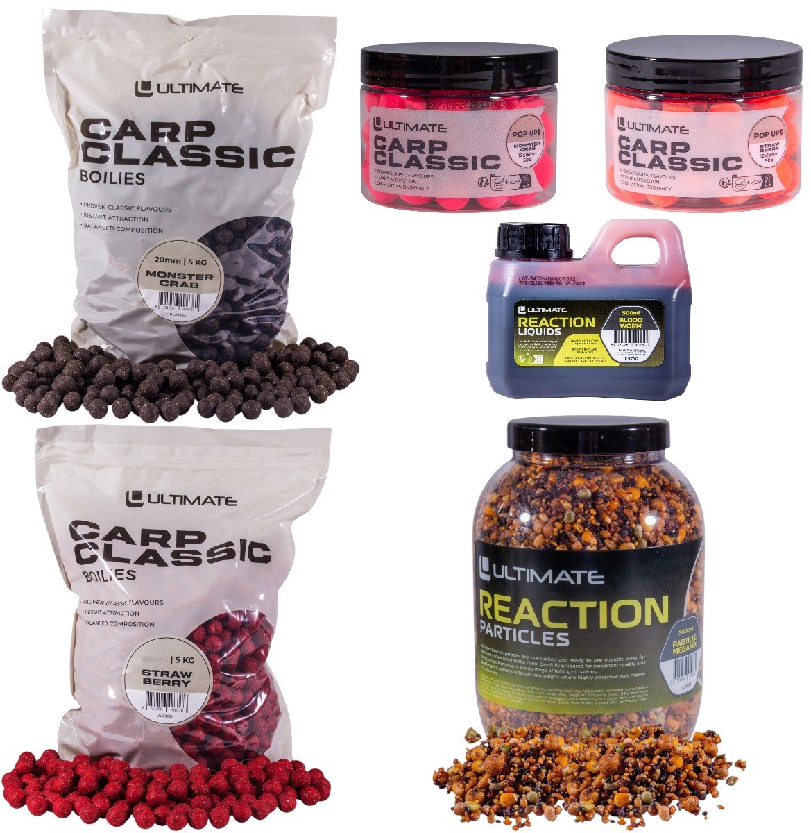 Ultimate Carp Baits Week Pack (13kg) - Karper Set