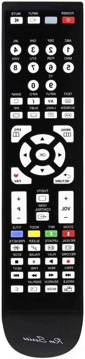 Vervangende Afstandsbediening - Universele afstandsbediening - TV Bediening - Speciale vervanging - 10 Meter Bereik - Rood