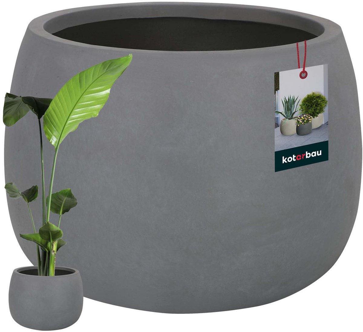 KOTARBAU Bloempot, Plantenpot, Bloempot voor Kamerplanten ⌀ 47 cm