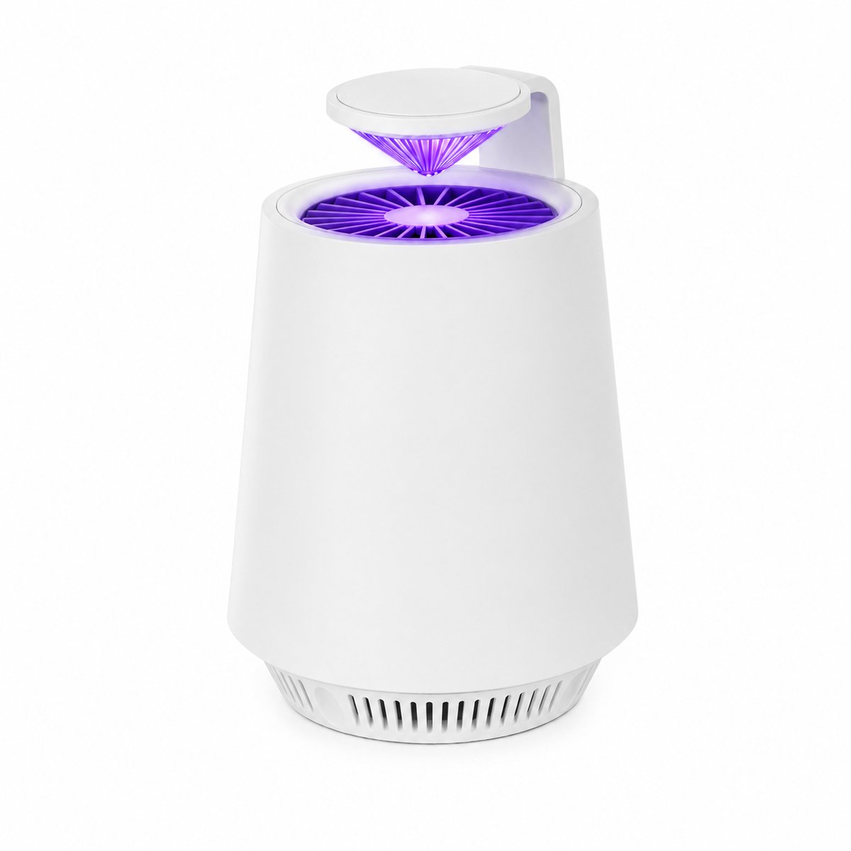 Insectenval USB – UV LED Muggenvanger – Elektrische Insectenvanger voor Binnen – Stil & Chemievrij – Voor Muggen, Vliegen en Fruitvliegjes – Wit