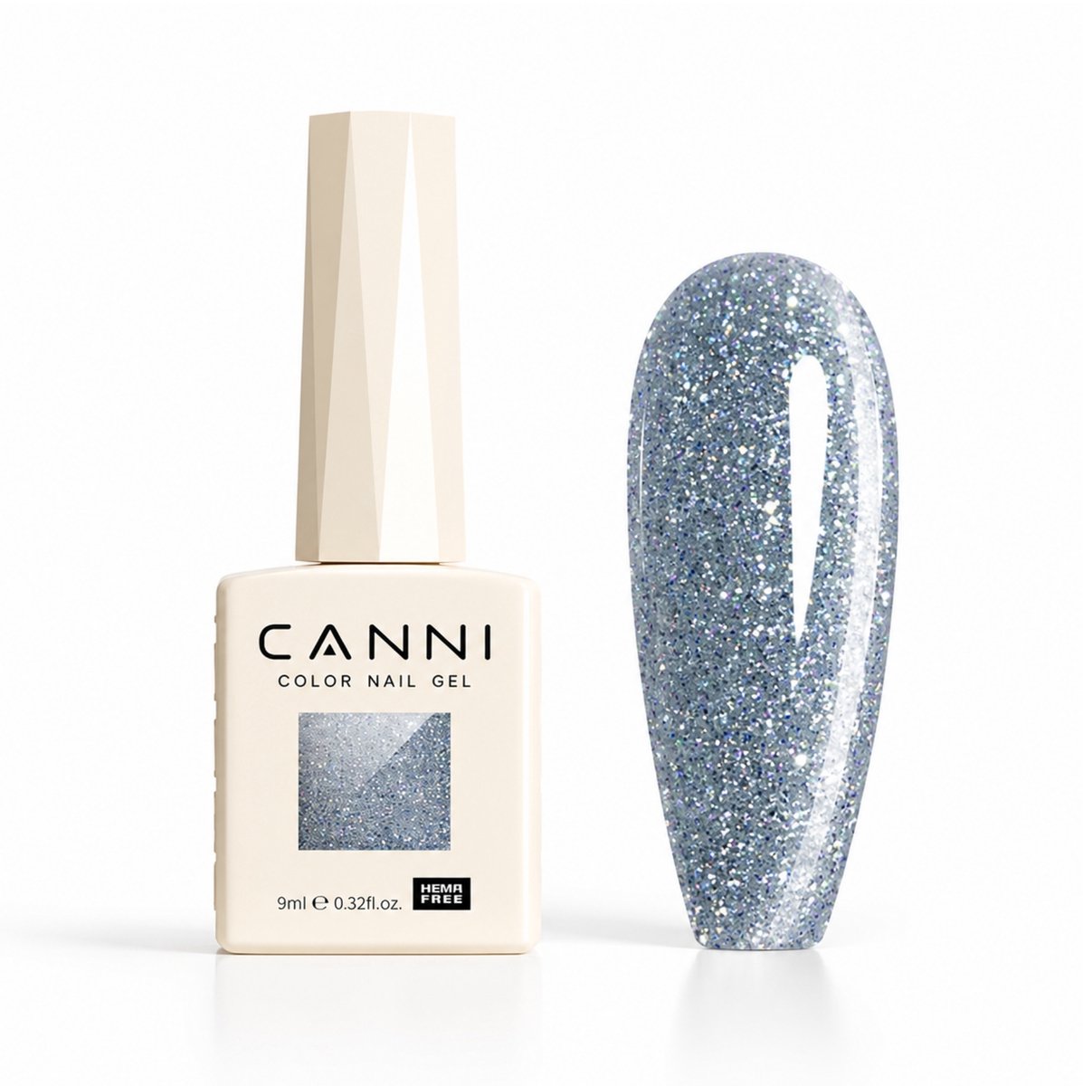 Canni - Glitter gellak - 10 ml - HEMA-vrij - TPO-vrij – Gellak Glitter - Glitters - Pink Gellac - Gellak - Glitter nagellak - Glitter gellak set - Gellak nagellak - Gellak set