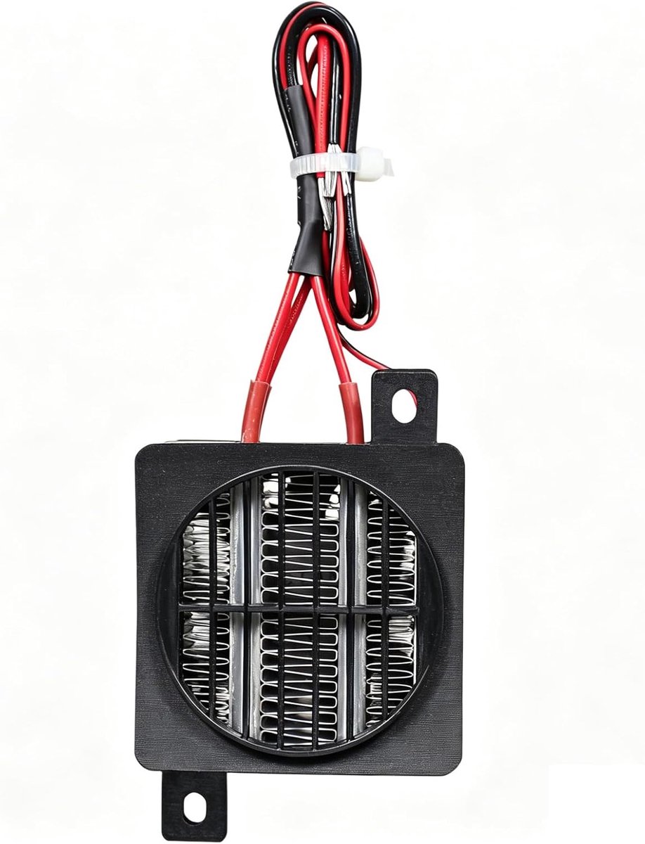 SnelShoppen - PTC Heater 12V 120W - Compacte Ventilator Verwarmingselement - Constant Temperatuur - Energiezuinige Luchtverwarmer voor Auto, Camping,