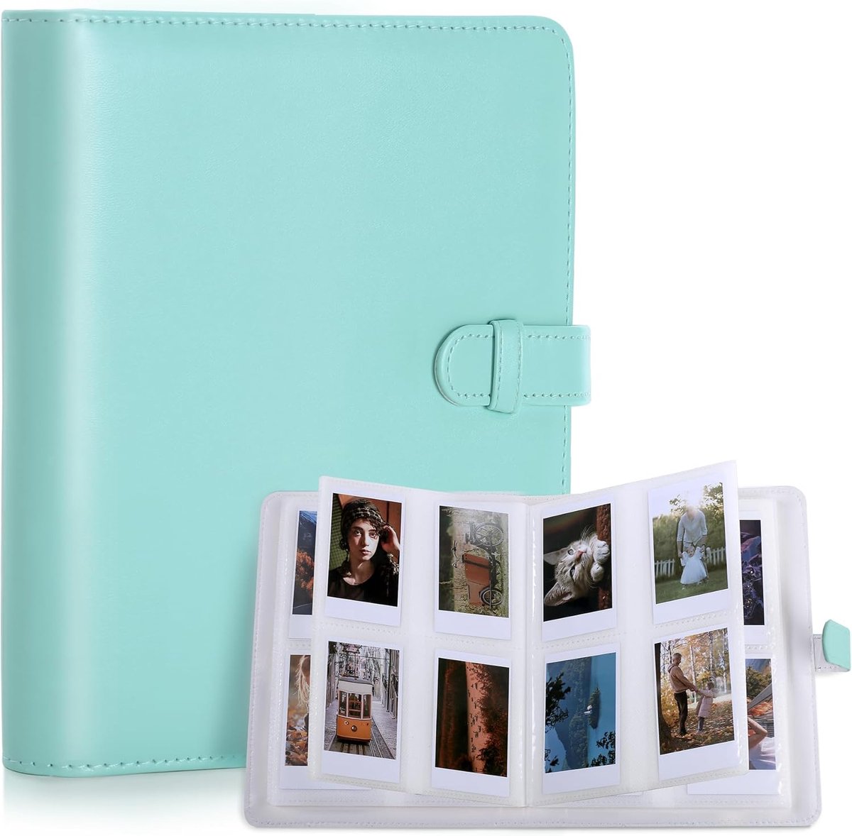 SnelShoppen - Fotoalbum voor 256 3 inch film vakken, compatibel met instant camera's, ideaal voor Fujifilm, Polaroid, Kodak - Perfect voor feest, vaka