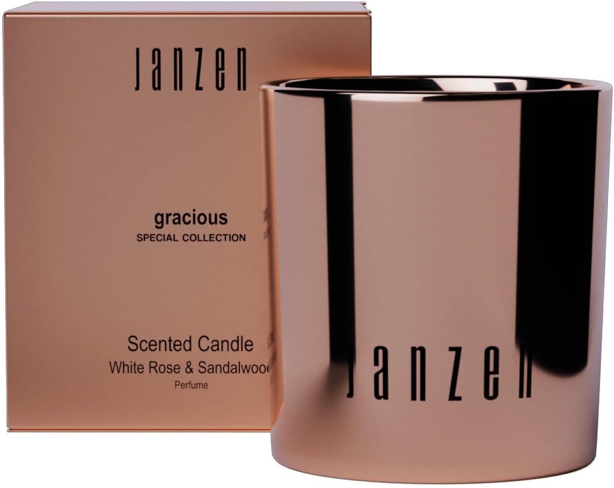 SnelShoppen - Geurende Kaars Gracious - Luxe Geurkaars voor Thuis - Aromatische Kaarsen - Decoratieve Kaars - Perfect voor Relaxes Avonden, Feesten en