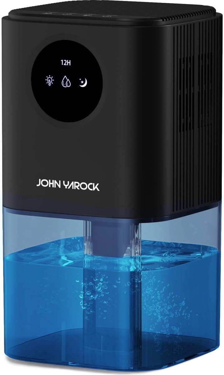 SnelShoppen - JY100 Ontvochtiger - 450 ml/dag, 1.7 L, Timer, Slaapstand, LED-display - Ideaal voor Slaapkamer, Badkamer, Kantoor, Woonkamer