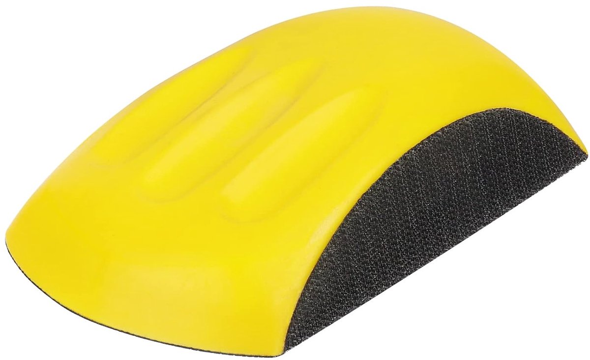 SnelShoppen - Ergonomische Hand Schuurblok met Klittenband, Muisvormige Polijstschijf, Duurzaam PU, Voor Efficiënt Schuren en Polijsten in Huis en Tui