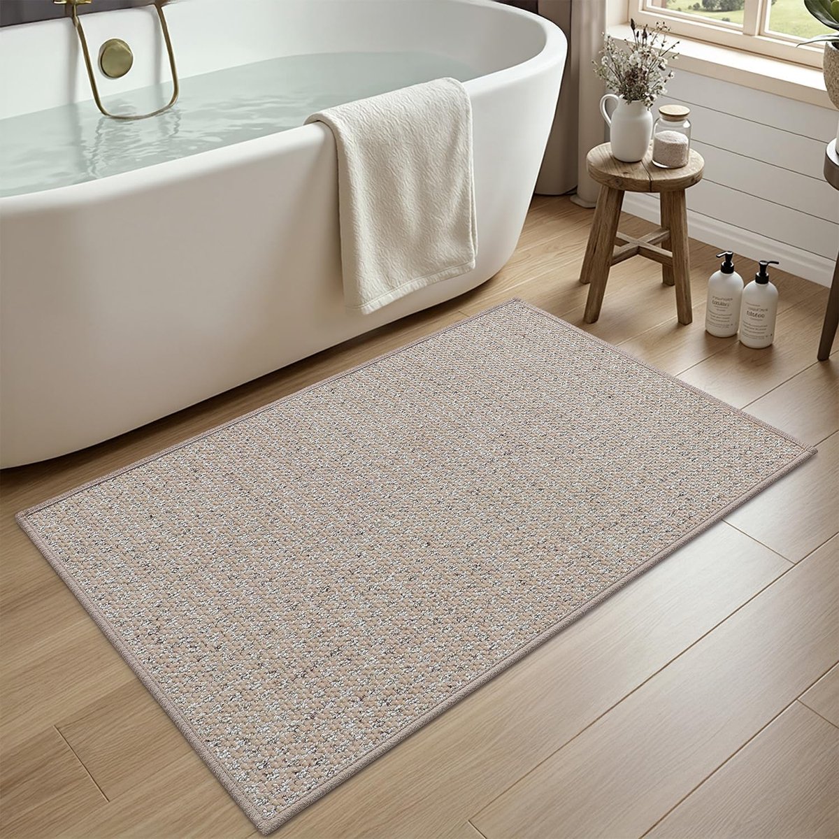 SnelShoppen - Badmat 60x110cm - Antislip, Absorberend en Sneldrogend Badkleed voor Badkame