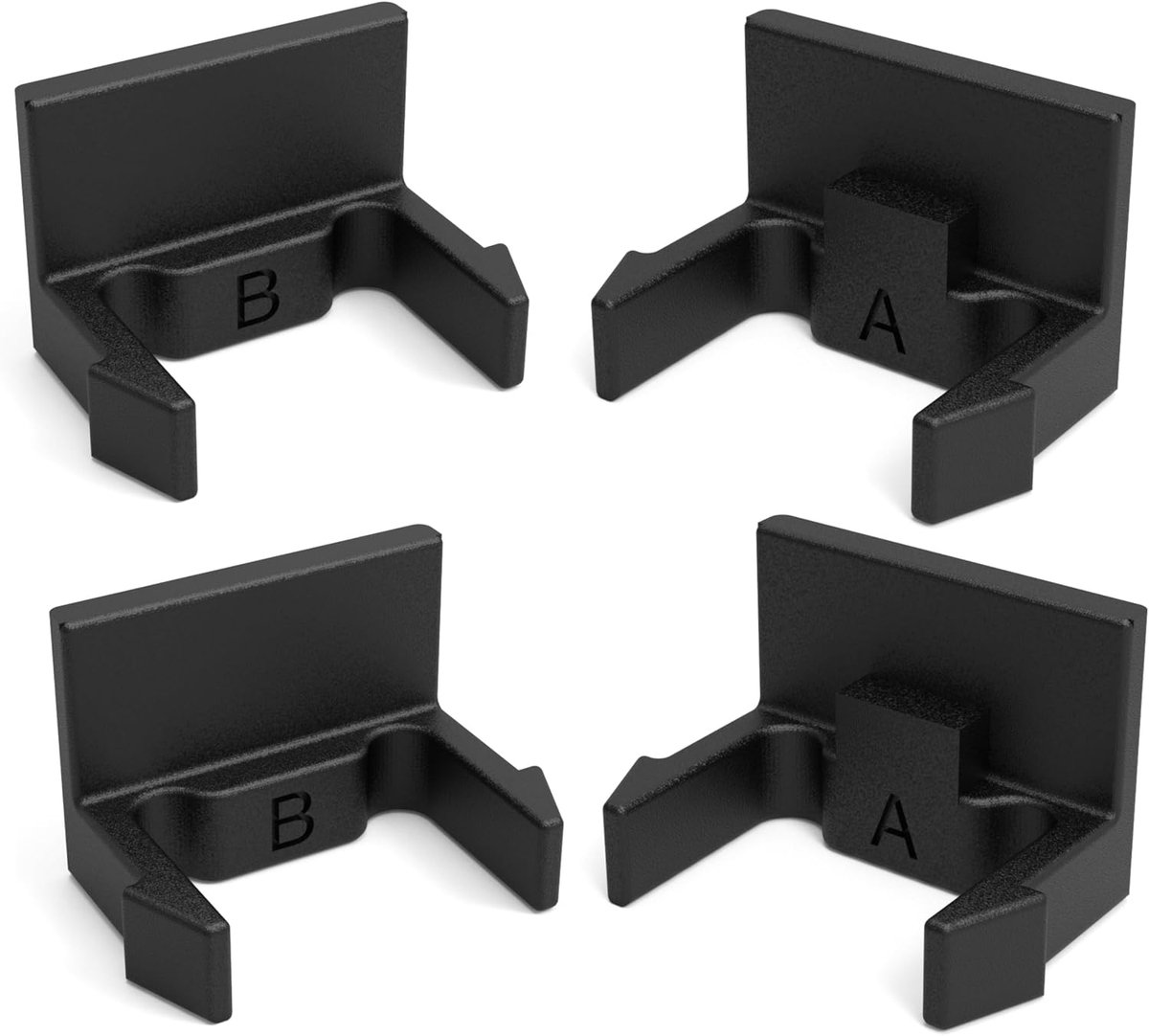 SnelShoppen - Kentekenplaathouder Clips Set van 4 - Vervangingsclips voor Fietsendrager - Duurzaam & Betrouwbaar - Compatibel met Diverse Modellen - O