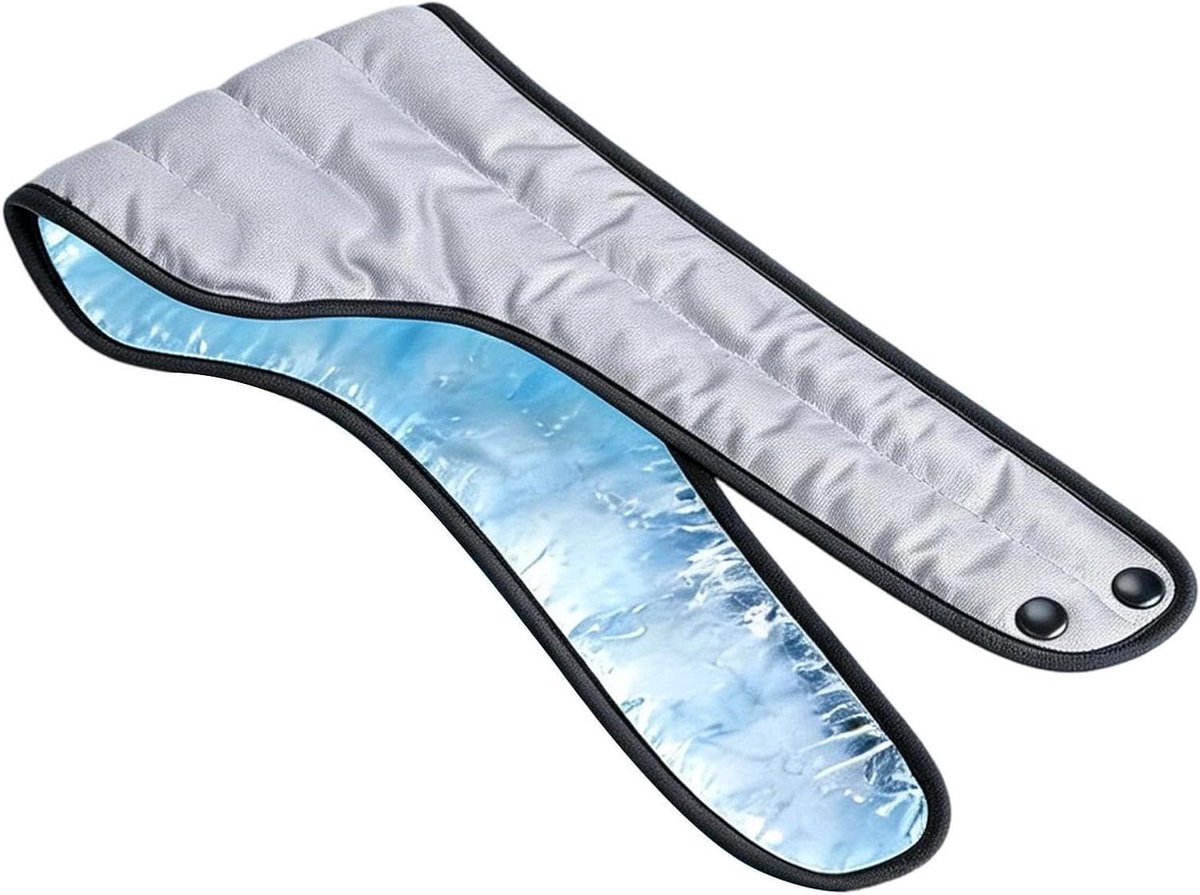 Verkoelende Nekwikkel - Koelsjaal Zomer - Outdoor Activiteiten - Water Geactiveerde Koeling - 60 x 14 cm - Niet gespecificeerd