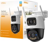 IMOU Cruiser Dual 2 6MP Buiten Beveiligingscamera - Dual-Lens WiFi IP Camera - 360° Pan & Tilt - AI Persoons- & Voertuigdetectie - Full Color Nachtzicht - WiFi 6