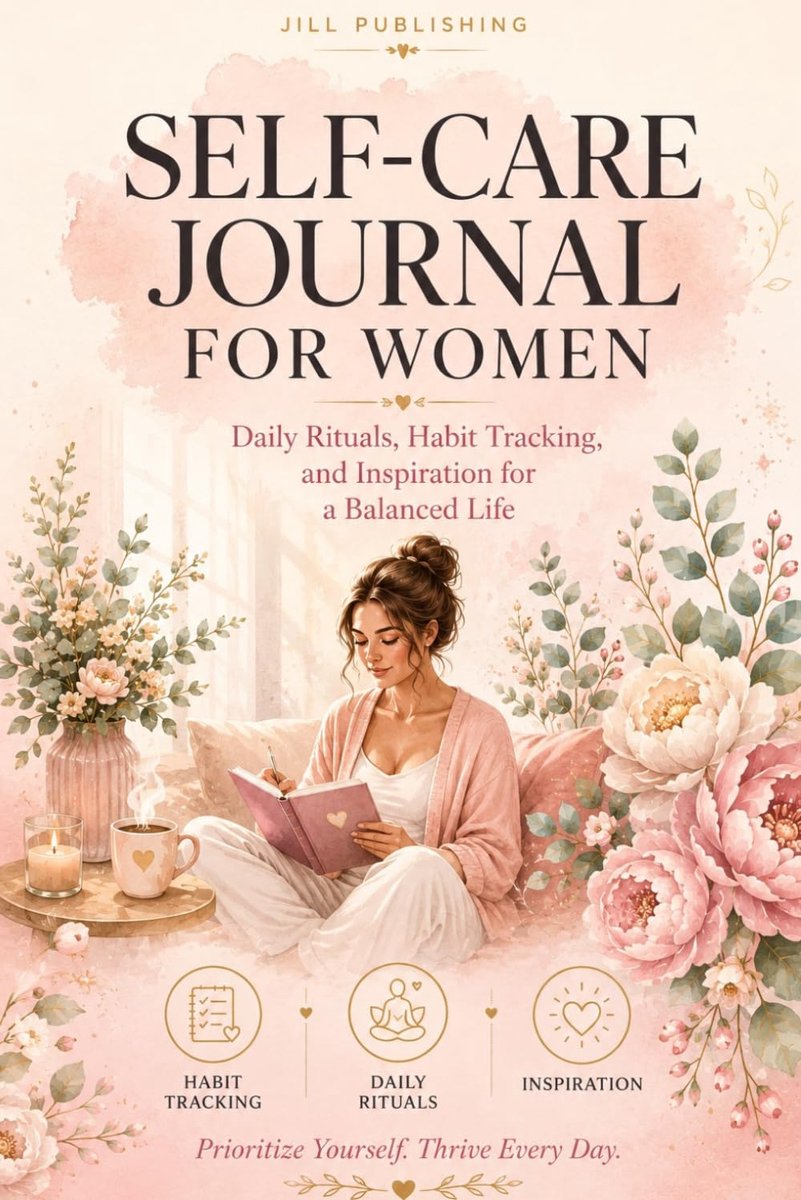 SnelShoppen - Self-Care Journal voor Vrouwen - Dagelijkse Rituelen, Gewoontetracking, Inspiratie voor een Evenwichtig Leven, A5 Formaat, 120 Pagina's,