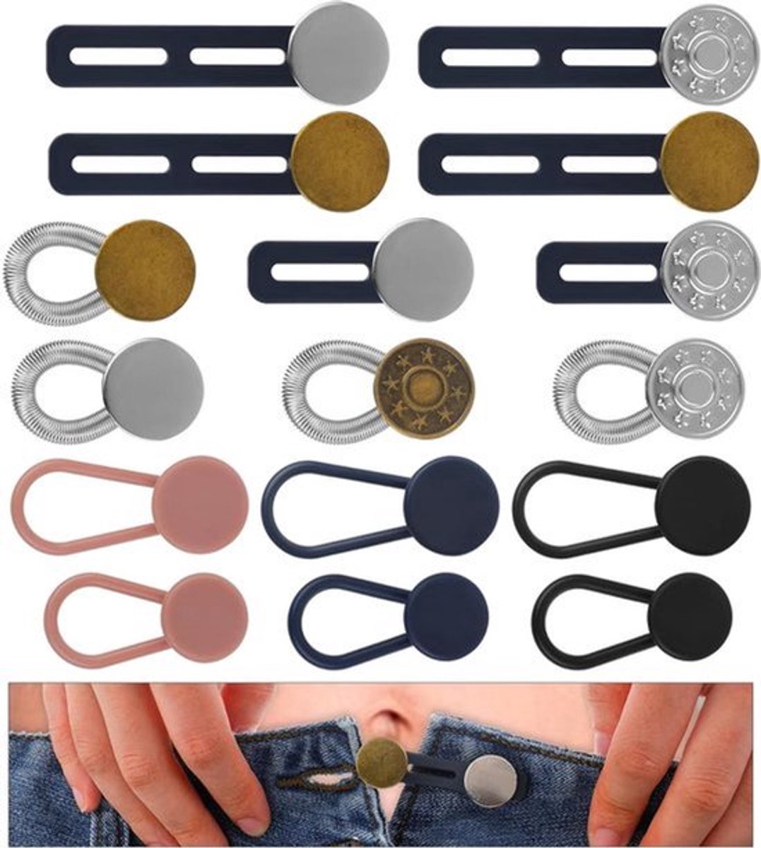 Broeken Riem Verlengknop Broekknop Verlenging Broekriem Verlenging Broek Verlenging Zwangerschap Jeans Knop Verlenging