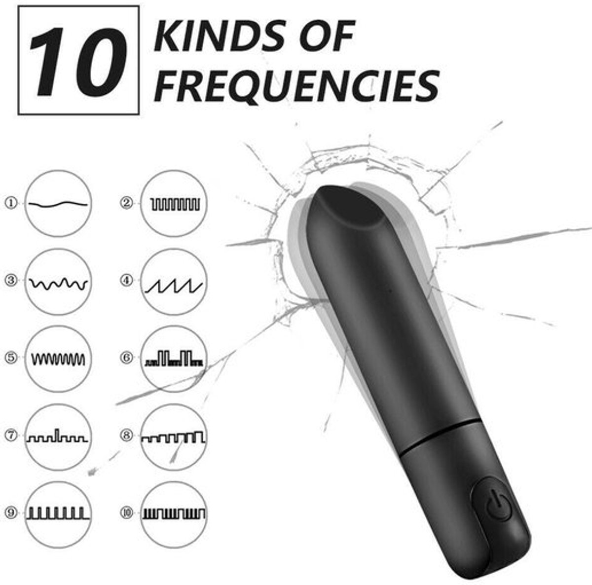 Oplaadbare dildo met meerdere snelheden, vibrator, clitoris, G-spotmassage en speelgoed voor vrouwen
