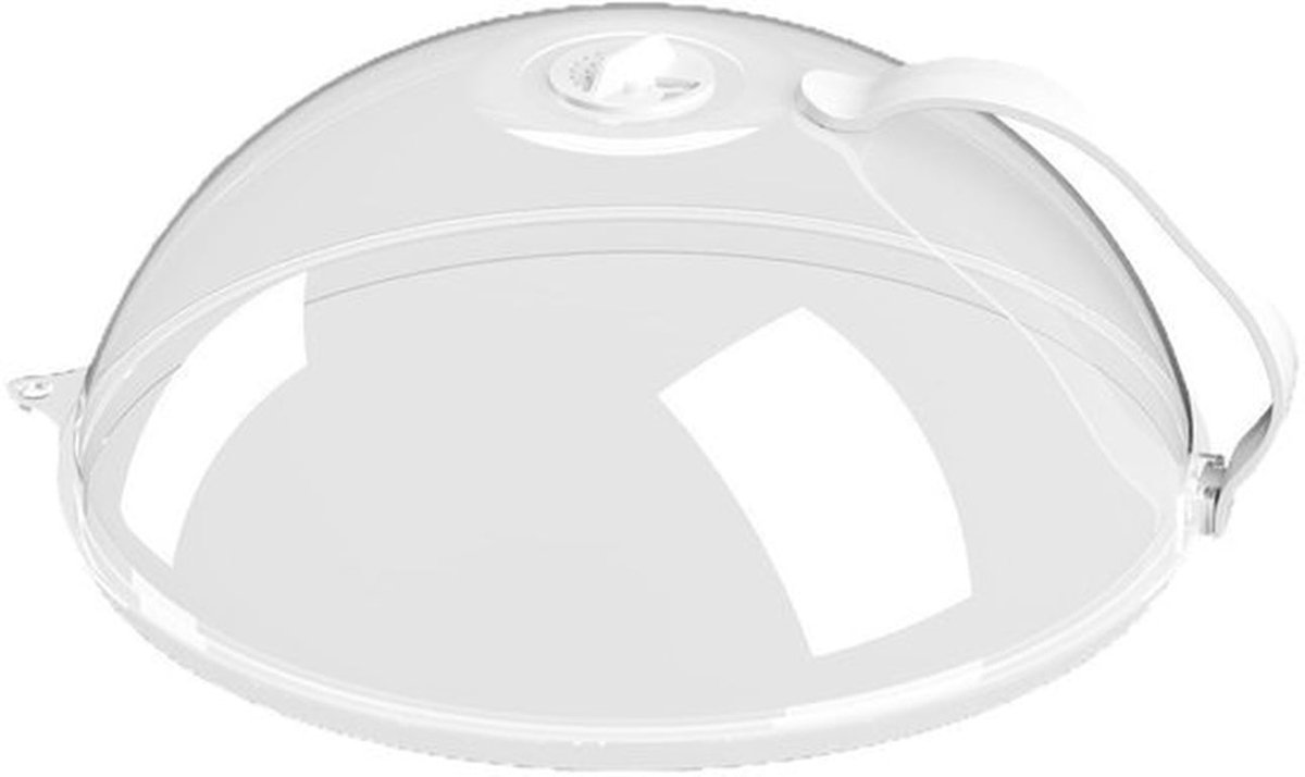 2025 BPA-vrije magnetrondeksel met handvat - Verstelbare stoomgaten 23 x 9,5 cm - Deksel perfect voor kleine en grote magnetrons