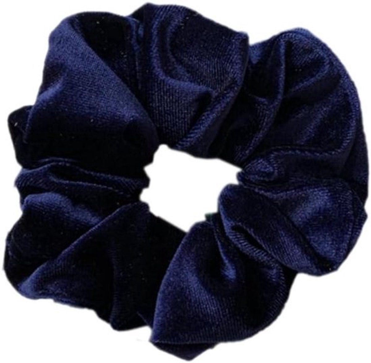- Haarelastiekjes - Dames - Fluweel - Grip - Elastisch - 3 stuks - Marineblauw