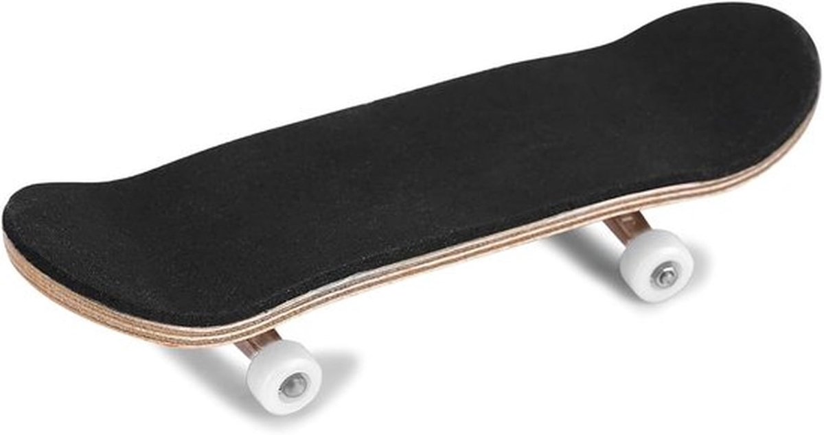 Vingerskateboards Set - Mini Skateboards - Stressverlichting Spelen - Esdoornhout Constructie - 96 x 28 mm - Wit