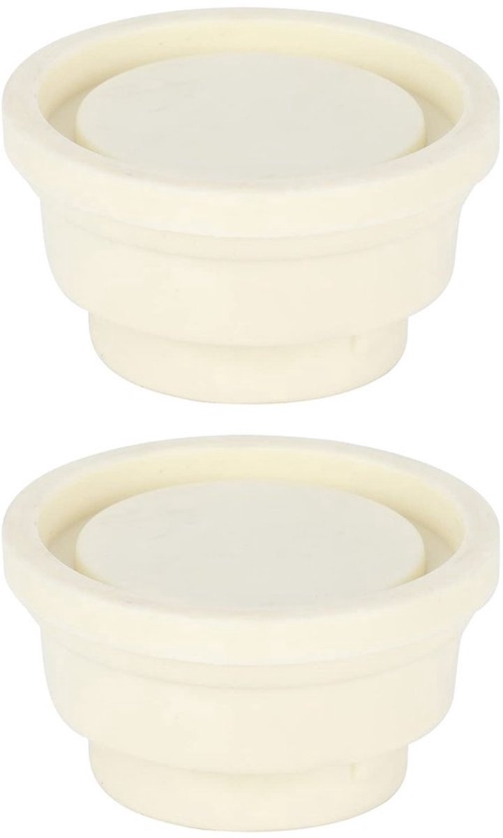 Rubberen bumper voor zwembadladder, 2-delige veiligheidsscherm zwembadladder vervangen Eenvoudig te installeren Uitstekende afwerking Bumperset voor zwembadladder Voor de meeste zwembadladders