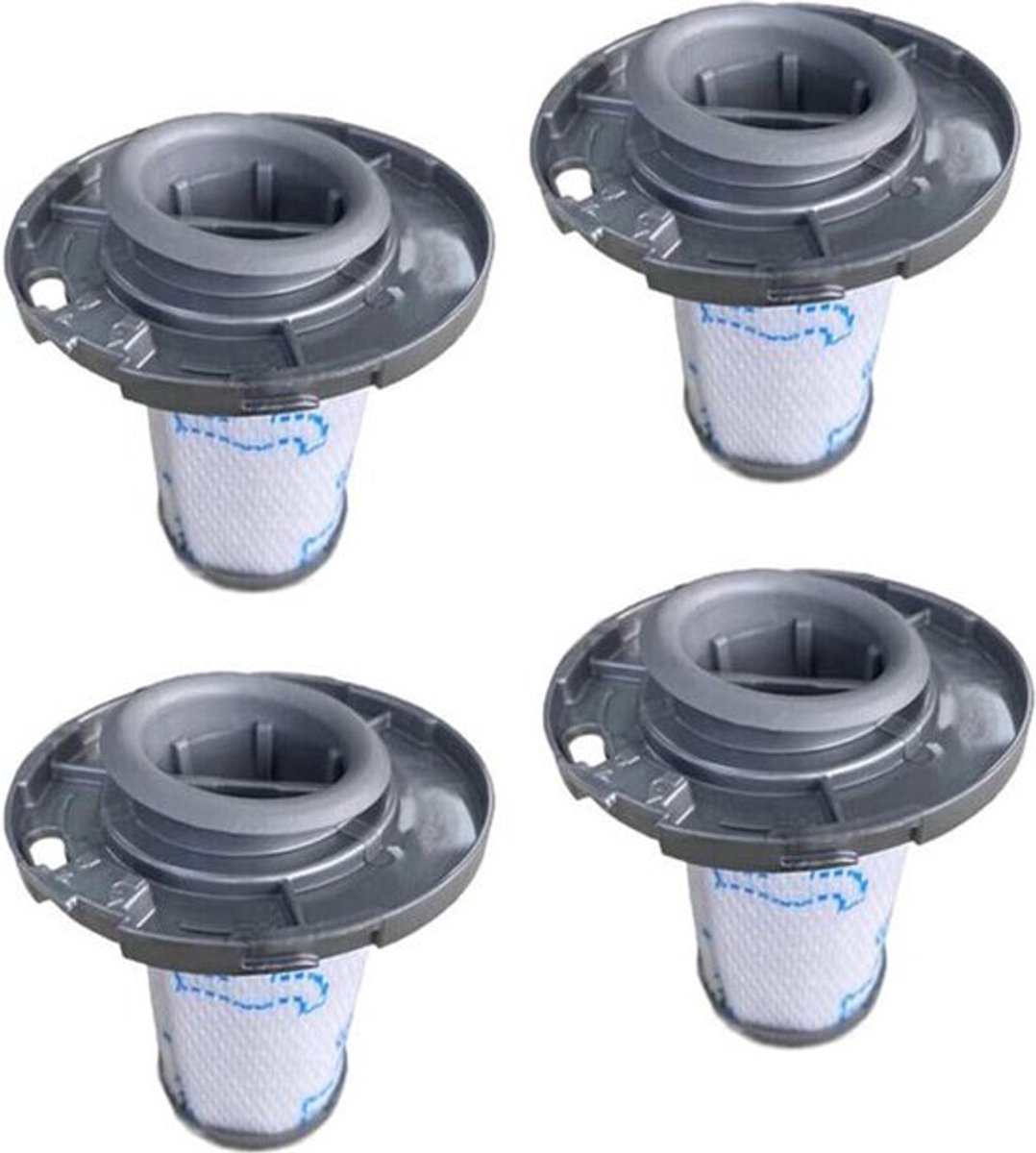 4 stuks Filters geschikt voor de Rowenta Xforce Flex 8.60 - ZR009006