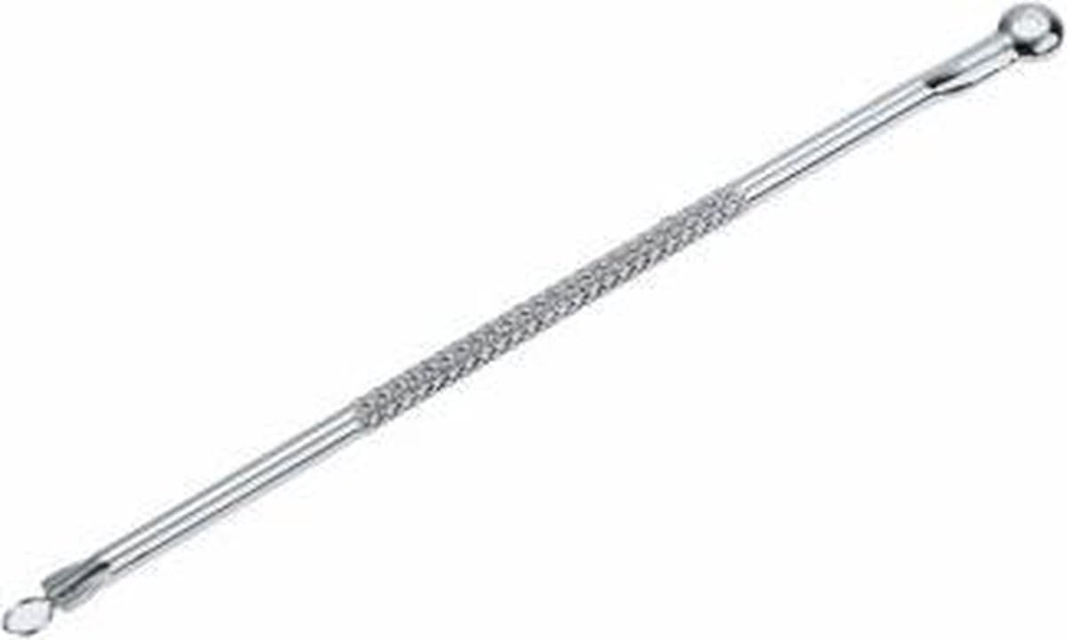SnelShoppen - Comedone Spoon - Professionele Blackhead Verwijderaar - Acne Hulp - Gezichtsverzorging - RVS - Duurzaam en Hygienisch - Ideaal voor Thui