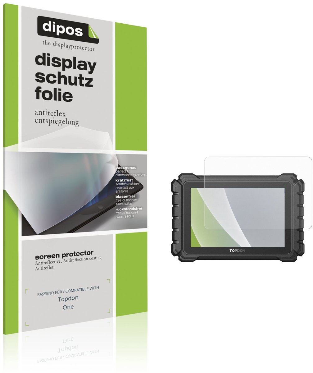dipos – 2x Matte Beschermfolie geschikt voor Topdon One | Krasbestendige & antireflecterende Screenprotector Ultra-Thin