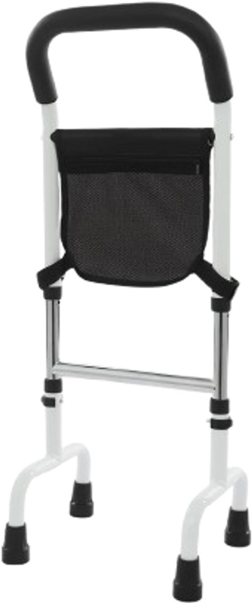 Velori Sta-op Hulp Bedrail - Verstelbare Bedbeugel - Opsta Hulp voor Ouderen - Bedgreep - Antislip Ondersteuningsbeugel - Koolstofstaal - Draagvermogen 136 kg