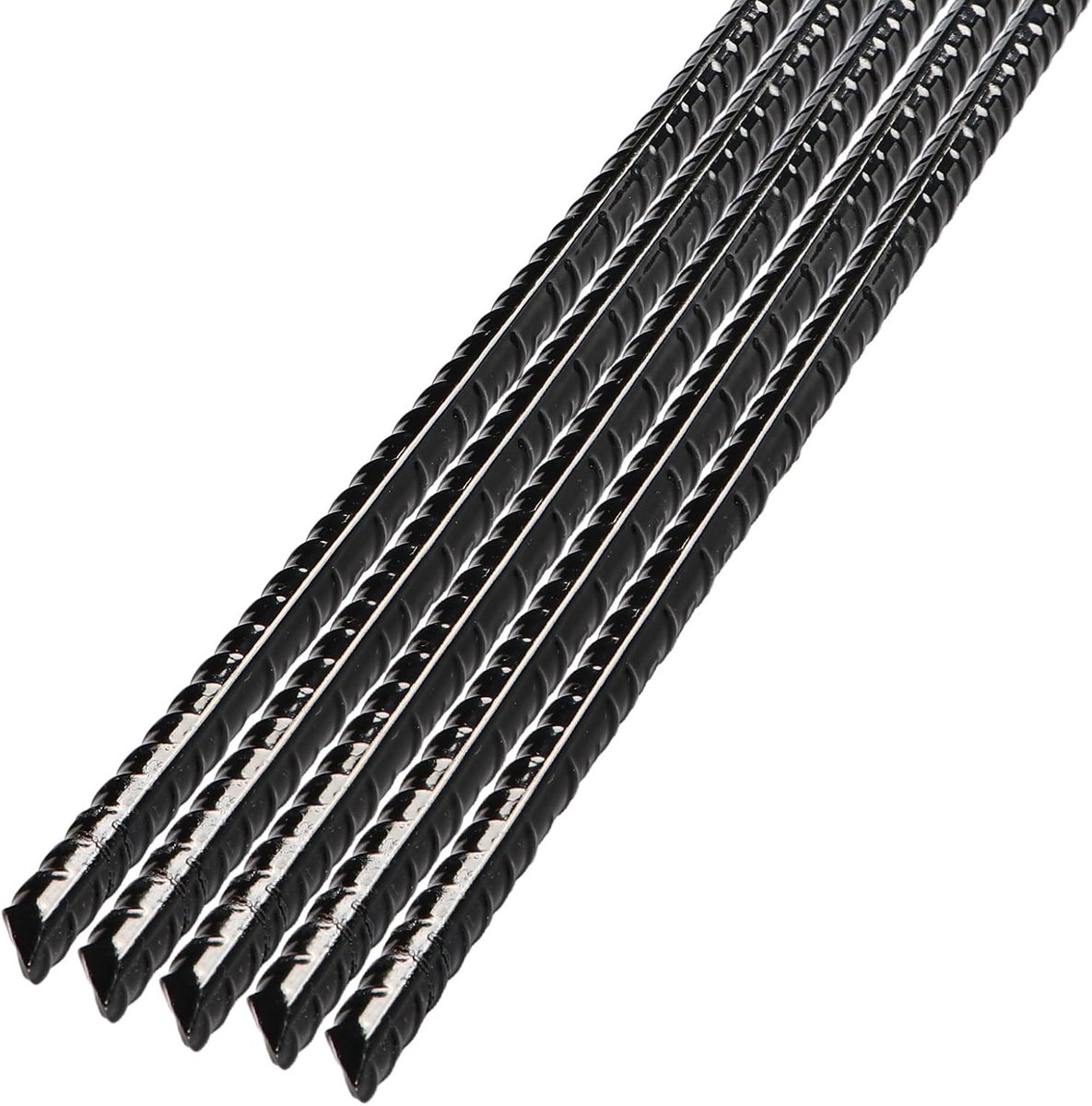 SnelShoppen - Heavy Duty Grondanker Stakes 12 Inch - Gesmeed Staal, Zwart Gepoedercoat, Tuin- en Camping Haringen, Perfect voor Tent en Plant Onderste
