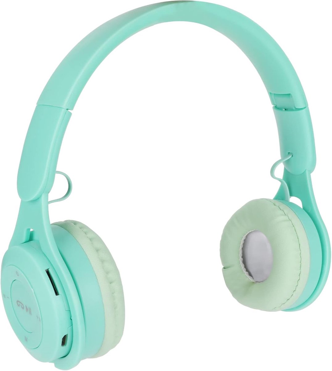 SnelShoppen - Draadloze Hoofdtelefoon voor Kinderen - Schattige Over-ear Bluetooth-headset met Diepe Bas, Opvouwbare Stereoheadset, Ingebouwde Microfo