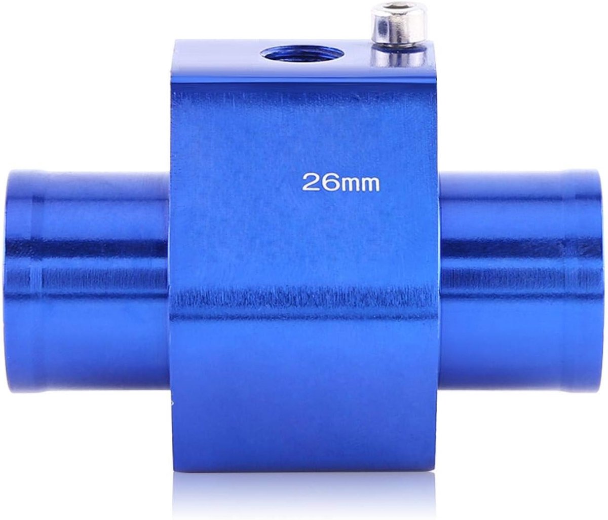 SnelShoppen - Universele Auto Slangadapter - Aluminium Temperatuursensor Adapter 26mm - Voor Nauwkeurige Watertemperatuurmeting - Voorkom Oververhitti