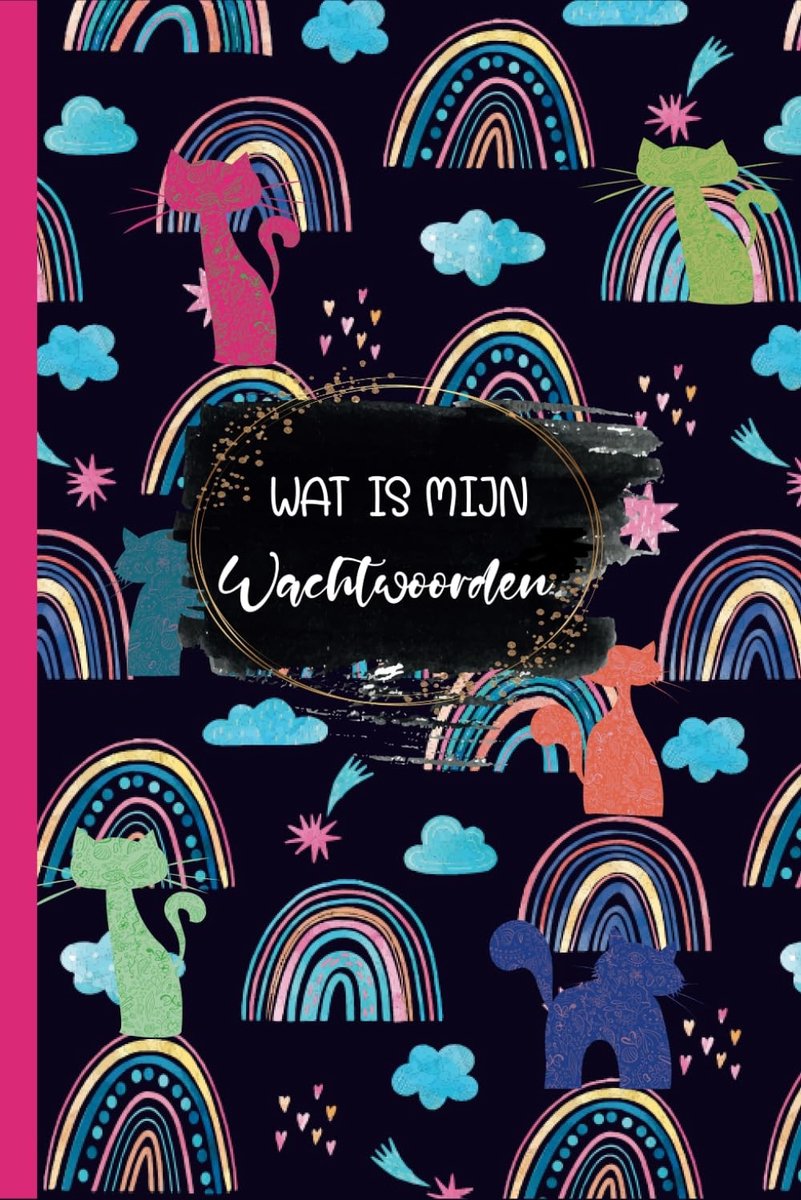 Wachtwoordenboekje - A5 - 110 Pagina's - Logboek Organizer met Alfabet - Voor het Bijhouden van Wachtwoorden en Gebruikersnamen