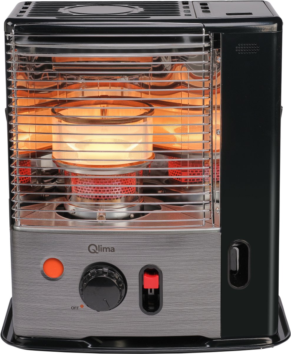 Qlima R 8128S C-2 - Petroleumkachel - Kouskachel - Dubbelbrander - 2.8 kW 105 m³