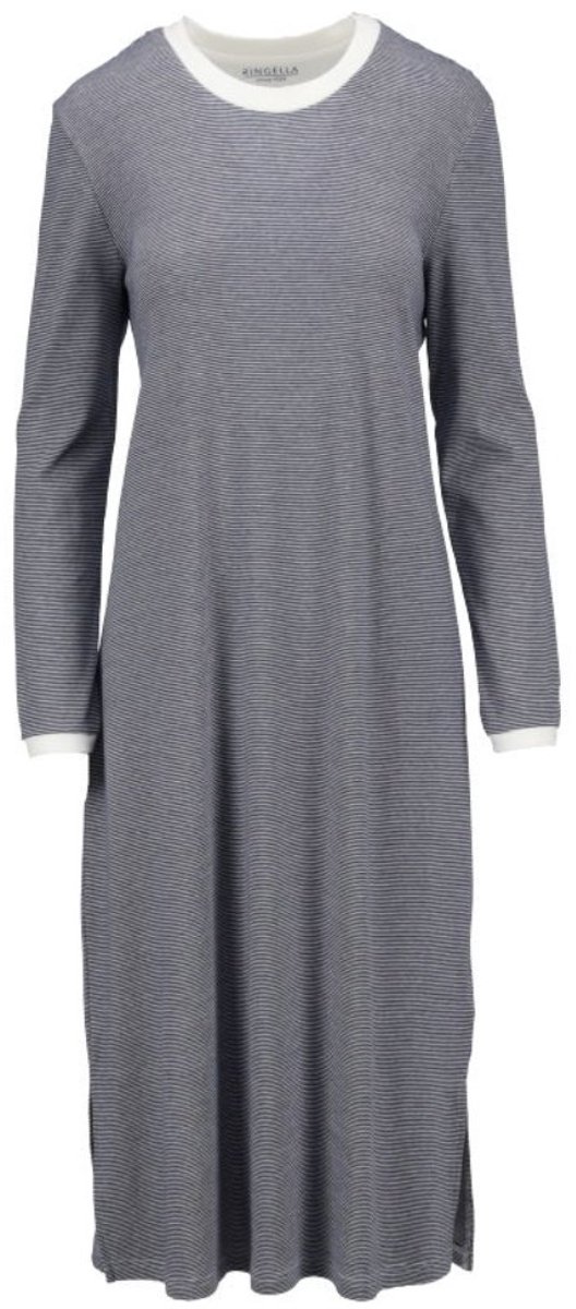 Ringella Katoenen dames nachthemd nachtblauw Ringella - Blauw - Maat - 50