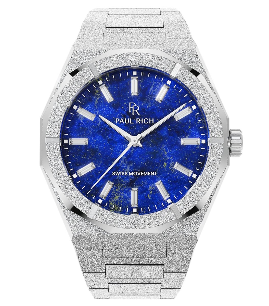 Paul Rich Frosted Star Dust II Lapis Nebula Silver Horloge