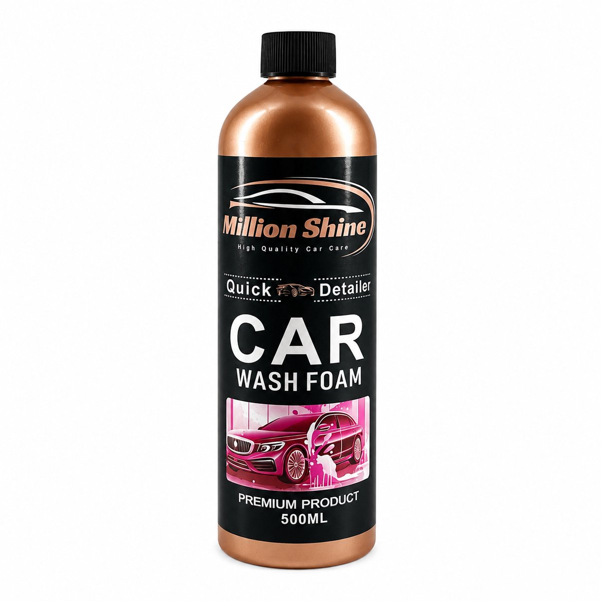 Million Shine Roze foam - shampoo - Car shampoo - 500ML