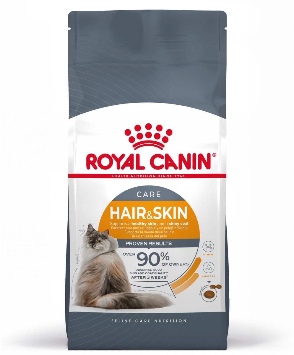 Bol.com Royal Canin Hair & Skin Care - Kattenvoer - 4kg - Huid en vacht aanbieding