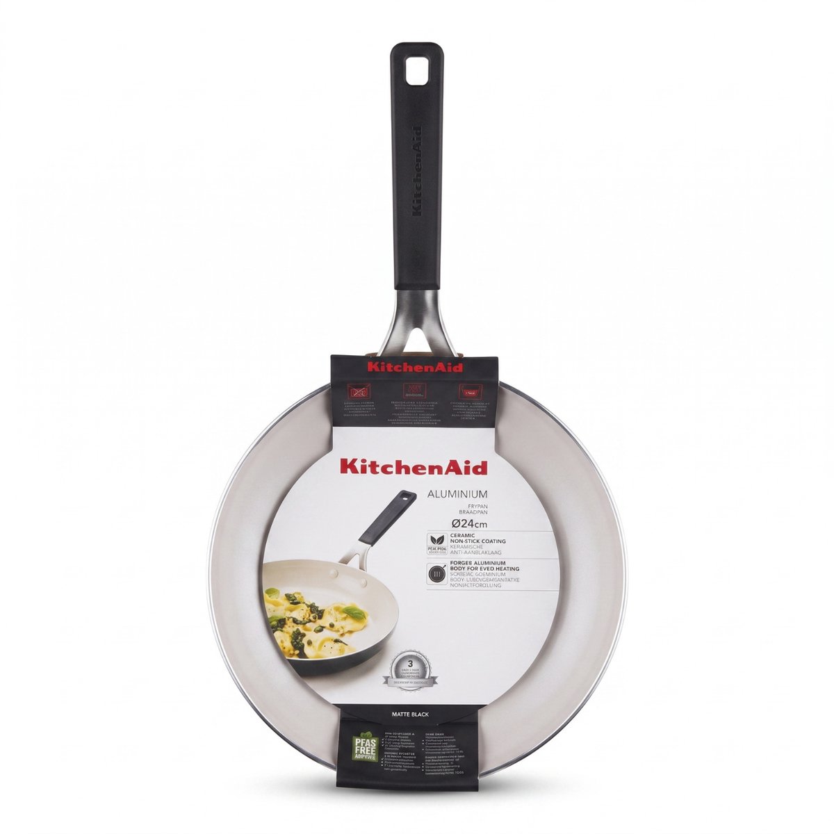 KitchenAid Open - Koekenpan - 24 cm - Alle Warmtebronnen
