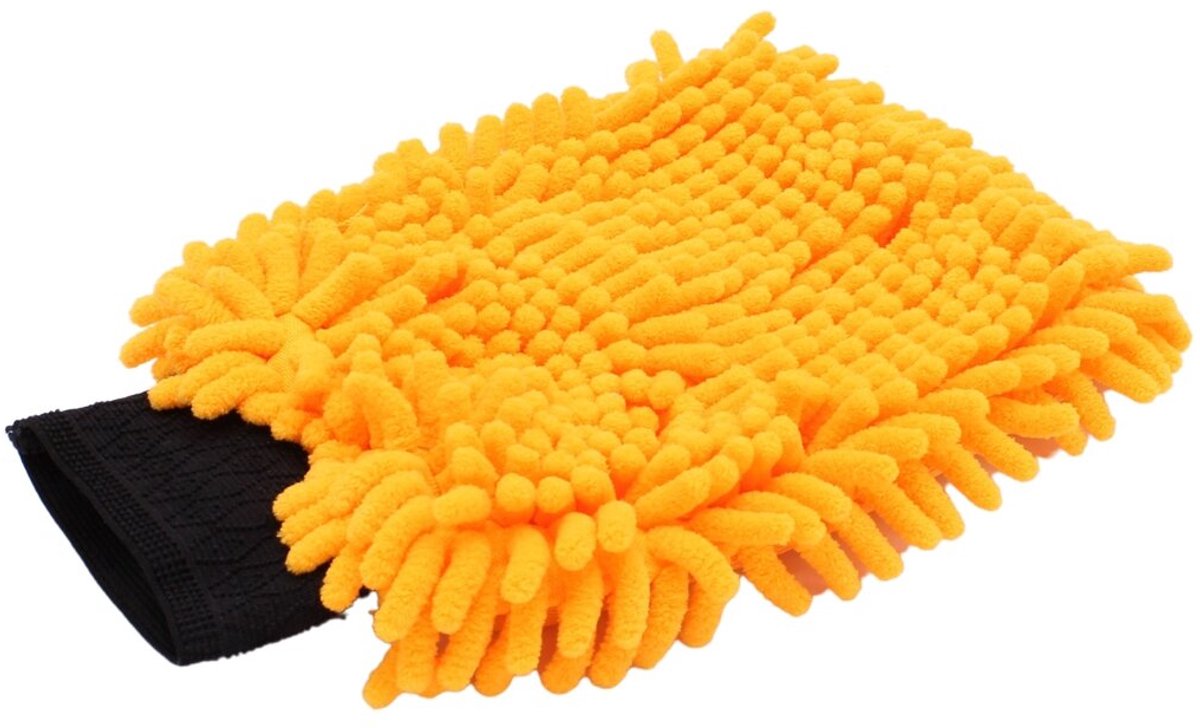 Rasta 2in1 Microvezel Washandschoen ChiaMo.nl Oranje