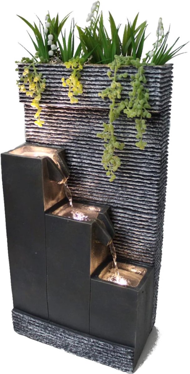 ZRNS® Waterornament voor Buiten - Water Fontein Tuin - Tuindecoratie - LED Verlichting