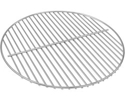 Grillrooster 34-38 cm Diameter - Vervangend Kookrooster voor Houtskoolgrills van 37 cm - Compatibel met Jumbo Joe, One-Touch en Smokey Mountain Smoker - Grillonderdeel