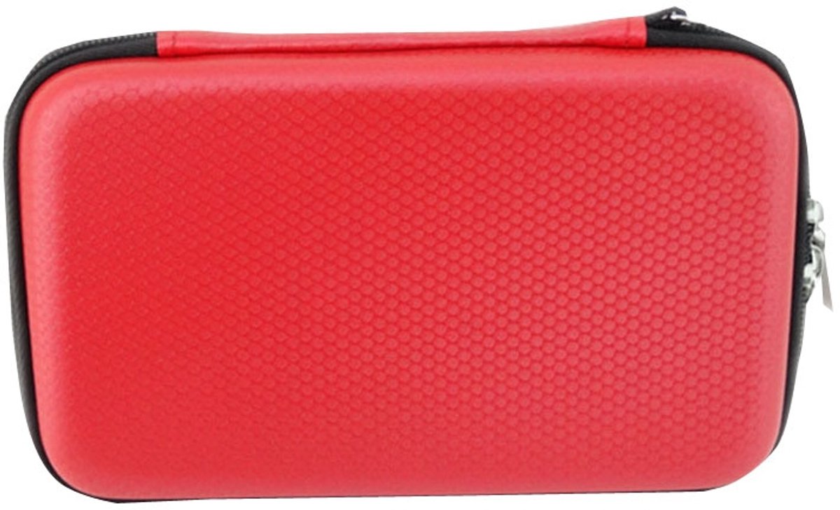 Aero-case Etui Hoes geschikt voor Nintendo New 3DS XL - 3DS XL - 2DS XL - DSi XL - Rood