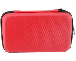 Aero-case Etui Hoes geschikt voor Nintendo New 3DS XL - 3DS XL - 2DS XL - DSi XL - Rood
