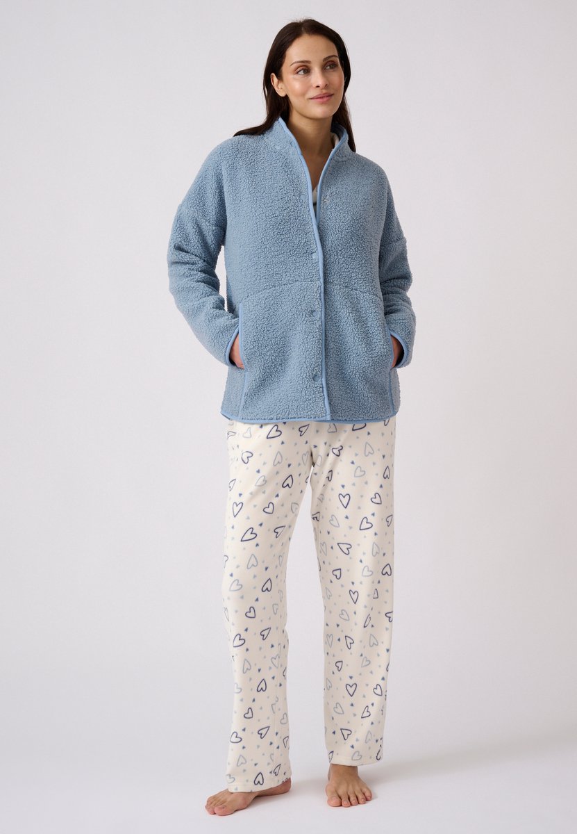 Damart - Binnenvest gemoltoneerd tricot Thermolactyl - Dames - Blauw - 50-52 (XL)