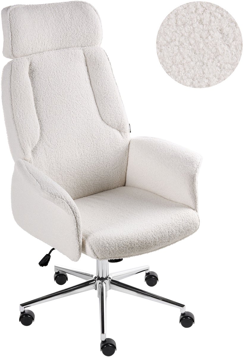 PILOT - Bureaustoel - Off-white - Bouclé