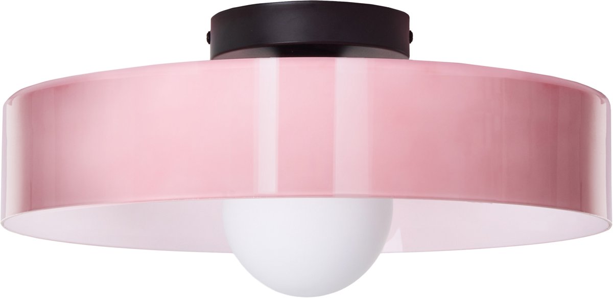 LUGUSE - Plafondlamp - Roze - Glas
